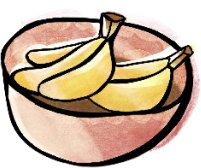 Basket of bananas